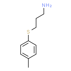 ChemSpider 2D Image | 3-[(4-Methylphenyl)sulfanyl]-1-propanamine | C10H15NS