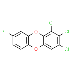 ChemSpider 2D Image | 1,2,3,8-Tetrachlorooxanthrene | C12H4Cl4O2