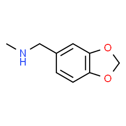 ChemSpider 2D Image | 1,3-Benzodioxol-5-yl-N-methylmethanamine | C9H11NO2