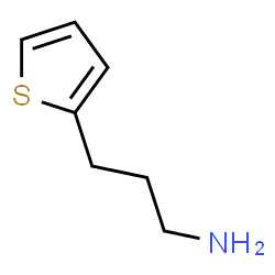 ChemSpider 2D Image | 3-(2-Thienyl)-1-propanamine | C7H11NS