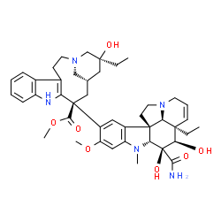 ChemSpider 2D Image | Vindesine | C43H55N5O7
