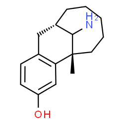 ChemSpider 2D Image | (1R,9S)-15-Amino-1-methyltricyclo[7.5.1.0~2,7~]pentadeca-2,4,6-trien-4-ol | C16H23NO