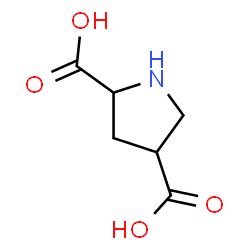 ChemSpider 2D Image | 2,4-pyrrolidinedicarboxylic acid | C6H9NO4