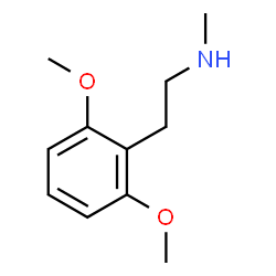ChemSpider 2D Image | 2-(2,6-Dimethoxyphenyl)-N-methylethanamine | C11H17NO2