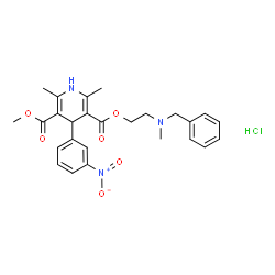ChemSpider 2D Image | Nicardipine Hydrochloride | C26H30ClN3O6