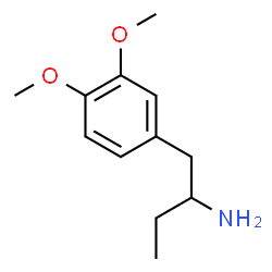 ChemSpider 2D Image | 1-(3,4-Dimethoxyphenyl)-2-butanamine | C12H19NO2