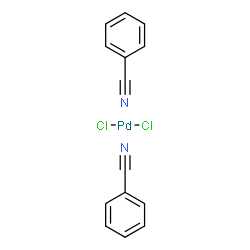 ChemSpider 2D Image | Benzonitrile, palladium complex | C14H10Cl2N2Pd