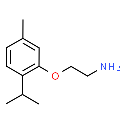 ChemSpider 2D Image | 2-(2-Isopropyl-5-methylphenoxy)ethanamine | C12H19NO