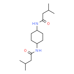 ChemSpider 2D Image | N,N'-1,4-Cyclohexanediylbis(3-methylbutanamide) | C16H30N2O2
