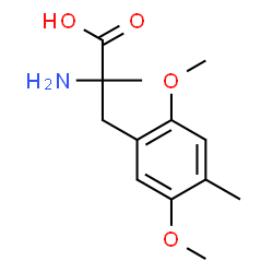 ChemSpider 2D Image | 2,5-Dimethoxy-alpha,4-dimethylphenylalanine | C13H19NO4