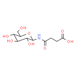 ChemSpider 2D Image | N-(3-Carboxypropanoyl)hexopyranosylamine | C10H17NO8