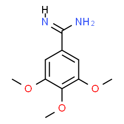 ChemSpider 2D Image | 3,4,5-Trimethoxybenzenecarboximidamide | C10H14N2O3