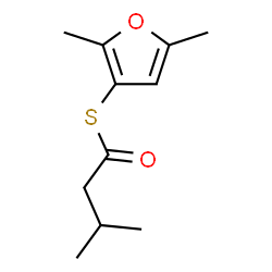ChemSpider 2D Image | 2,5-Dimethyl-3-thioisovalerylfuran | C11H16O2S