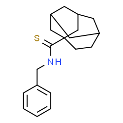 ChemSpider 2D Image | N-Benzyltricyclo[4.3.1.1~3,8~]undecane-3-carbothioamide | C19H25NS