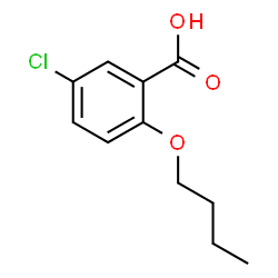 ChemSpider 2D Image | 2-Butoxy-5-chlorobenzoic acid | C11H13ClO3