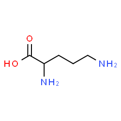 ChemSpider 2D Image | DL-Ornithine | C5H12N2O2