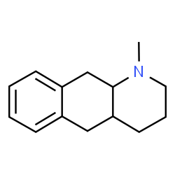 ChemSpider 2D Image | 1-Methyl-1,2,3,4,4a,5,10,10a-octahydrobenzo[g]quinoline | C14H19N
