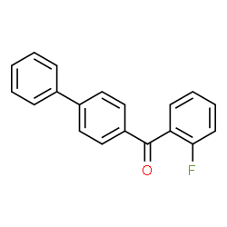 ChemSpider 2D Image | 4-Biphenylyl(2-fluorophenyl)methanone | C19H13FO
