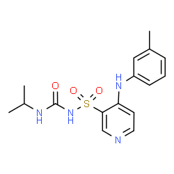 ChemSpider 2D Image | Torasemide | C16H20N4O3S