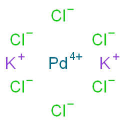 ChemSpider 2D Image | Palladium(4+) potassium chloride (1:2:6) | Cl6K2Pd