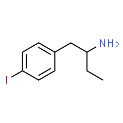 ChemSpider 2D Image | 1-(4-Iodophenyl)-2-butanamine | C10H14IN
