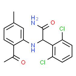 ChemSpider 2D Image | loviride | C17H16Cl2N2O2