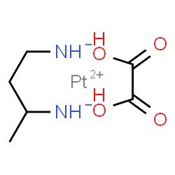 ChemSpider 2D Image | Platinum(2+) 1,3-butanediyldiazanide - ethanedioic acid (1:1:1) | C6H12N2O4Pt