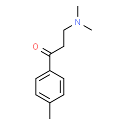 ChemSpider 2D Image | 3-(Dimethylamino)-1-(4-methylphenyl)-1-propanone | C12H17NO