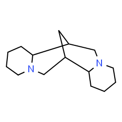 ChemSpider 2D Image | 7,14-Methano-2H,6H-dipyrido(1,2-a:1',2'-e)(1,5)diazocine, dodecahydro- | C15H26N2