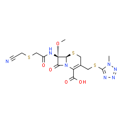 ChemSpider 2D Image | Cefmetazole | C15H17N7O5S3