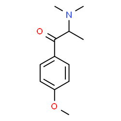 ChemSpider 2D Image | 2-(Dimethylamino)-1-(4-methoxyphenyl)-1-propanone | C12H17NO2