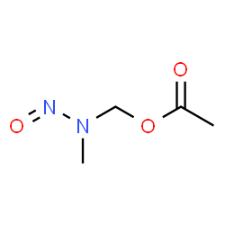 ChemSpider 2D Image | [Methyl(nitroso)amino]methyl acetate | C4H8N2O3