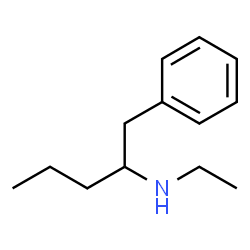 ChemSpider 2D Image | N-Ethyl-1-phenyl-2-pentanamine | C13H21N