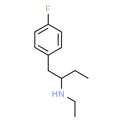 ChemSpider 2D Image | N-Ethyl-1-(4-fluorophenyl)-2-butanamine | C12H18FN