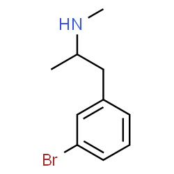 ChemSpider 2D Image | 1-(3-Bromophenyl)-N-methyl-2-propanamine | C10H14BrN