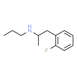 ChemSpider 2D Image | N-[1-(2-Fluorophenyl)-2-propanyl]-1-propanamine | C12H18FN