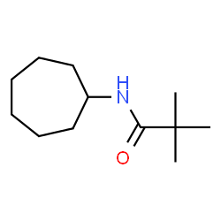 ChemSpider 2D Image | N-Cycloheptyl-2,2-dimethylpropanamide | C12H23NO