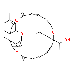 ChemSpider 2D Image | 27'-Hydroxy-23'-(1-hydroxyethyl)-9',15'-dimethyl-3'H,18'H-spiro[oxirane-2,14'-[4,12,17,24]tetraoxapentacyclo[21.3.1.1~13,16~.0~6,11~.0~6,15~]octacosa[1,9,19,21]tetraene]-3',18'-dione | C29H36O9