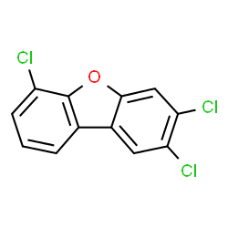 ChemSpider 2D Image | 2,3,6-TRICHLORODIBENZOFURAN | C12H5Cl3O