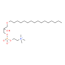 ChemSpider 2D Image | 1-Hexadecyllysophosphatidylcholine | C24H52NO6P