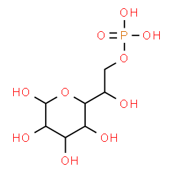 ChemSpider 2D Image | 5-[1-Hydroxy-2-(phosphonooxy)ethyl]pentopyranose | C7H15O10P
