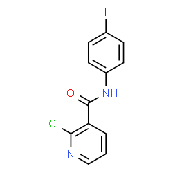 ChemSpider 2D Image | 2-Chloro-N-(4-iodophenyl)nicotinamide | C12H8ClIN2O