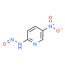 ChemSpider 2D Image | 5-Nitro-N-nitroso-2-pyridinamine | C5H4N4O3