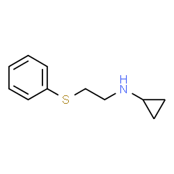 ChemSpider 2D Image | N-[2-(Phenylsulfanyl)ethyl]cyclopropanamine | C11H15NS
