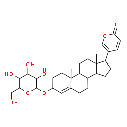 ChemSpider 2D Image | 3-(Hexopyranosyloxy)bufa-4,20,22-trienolide | C30H42O8