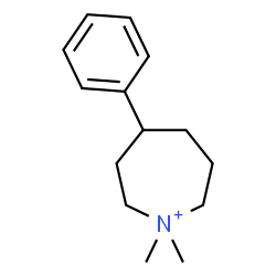ChemSpider 2D Image | 1,1-Dimethyl-4-phenylazepanium | C14H22N