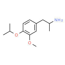ChemSpider 2D Image | 1-(4-Isopropoxy-3-methoxyphenyl)-2-propanamine | C13H21NO2