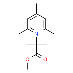 ChemSpider 2D Image | 1-(1-Methoxy-2-methyl-1-oxo-2-propanyl)-2,4,6-trimethylpyridinium | C13H20NO2