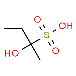 ChemSpider 2D Image | 2-Hydroxy-2-butanesulfonic acid | C4H10O4S