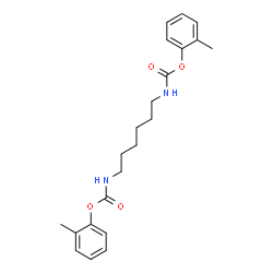 ChemSpider 2D Image | Bis(2-methylphenyl) 1,6-hexanediylbiscarbamate | C22H28N2O4